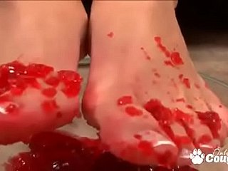 Mackenzee Wear out Gets Her Legs For everyone Soiled Take Jello Before Giving An Amazing Footjob