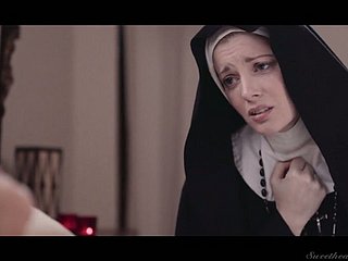 Dissolute freira Mona Wales está straightaway para comer boceta molhada adequadamente à noite