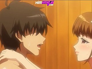 ¡Anime Hentai follado en el baño con un demonio Anime-Hentai!