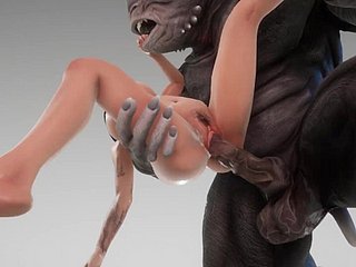 Lindas compañeras de niña con el monstruo Fat Cock Animalistic 3d Porn Profligate Life