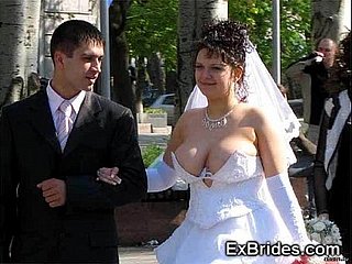 Unconstrained Brides Voyeur porno!