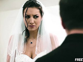 العروس تحصل على الحمار مارس الجنس من قبل شقيق العريس قبل الزفاف