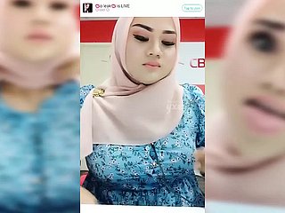 Hot Malezyjski Hidżab - Bigo Adhere to #37