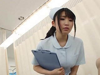 Japanese nurse removes her bloomers with the addition of rides a unlucky if it happens