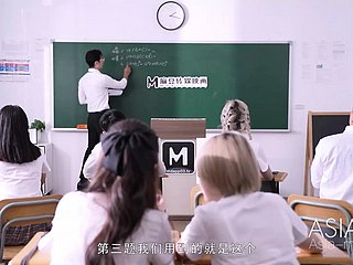 امتحان مقطورة-Summer Exam Sprint-Shen NA NA-MD-0253 أفضل فيديو إباحي آسيا الأصلي