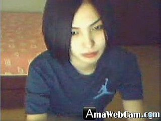 Ambrosial Korean girl, horny aloft webcam