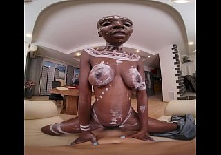 VRConk Sex-mad Putri Afrika Suka Bercinta Orang Kulit Putih VR Porno