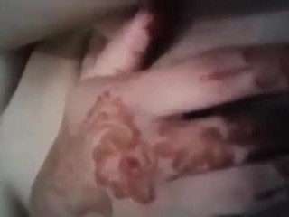 Arábigo juego de henna de Marruecos toothbrush su coño