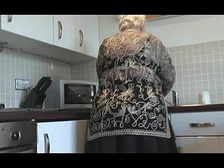 Appealing grandma shows soft pussy big ass plus their way titties